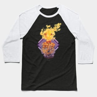 Flame Head Baseball T-Shirt